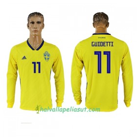 Jalkapallo Pelipaidat Ruotsi Guidetti 11 World Cup 2018 Kotipaita Pitkähihainen